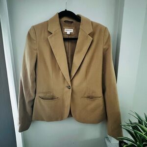 Merona Tan Blazer Structured Professional Jacket